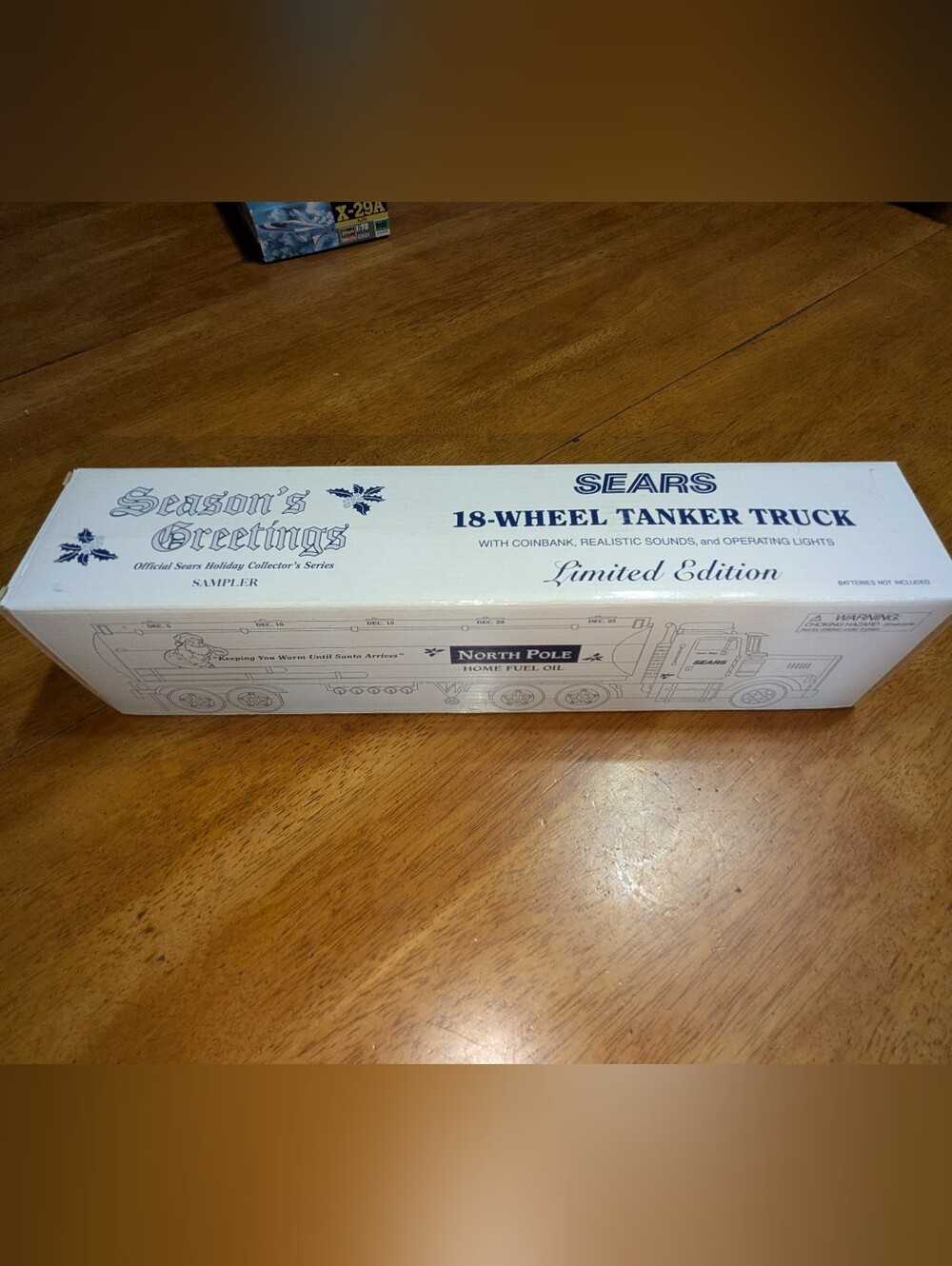 Vintage 2000 Sears 18-Wheel Tanker Truck Limited Edition NIB